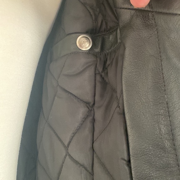 Harley Davidson black leather jacket with fringe, sz L very UNIQUE! - Picture 11 of 16